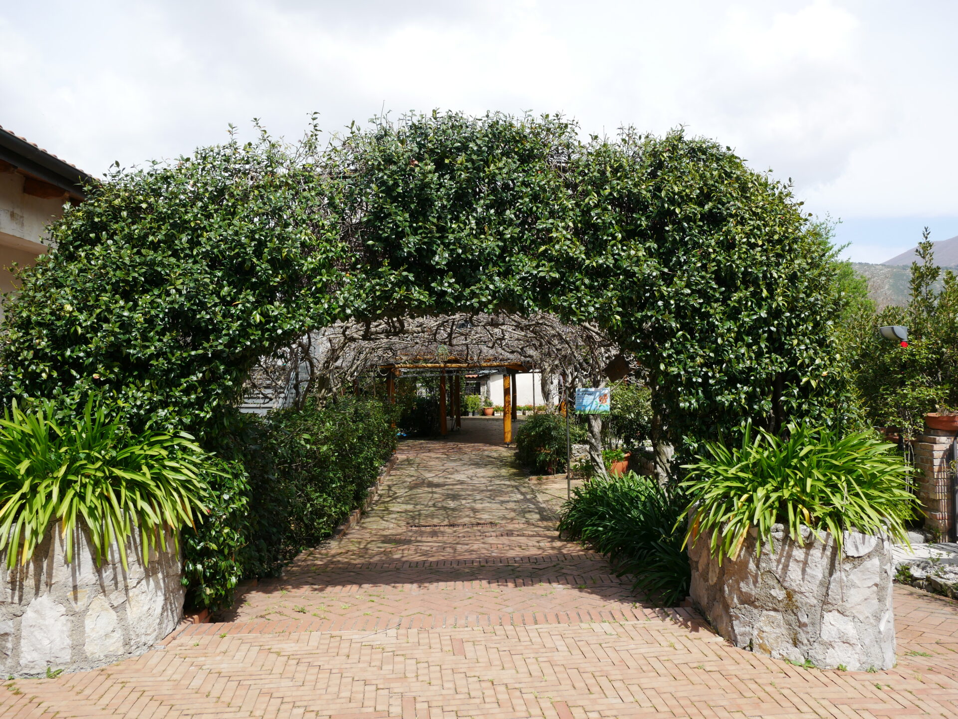Panorama dell'agriturismo a Pimonte